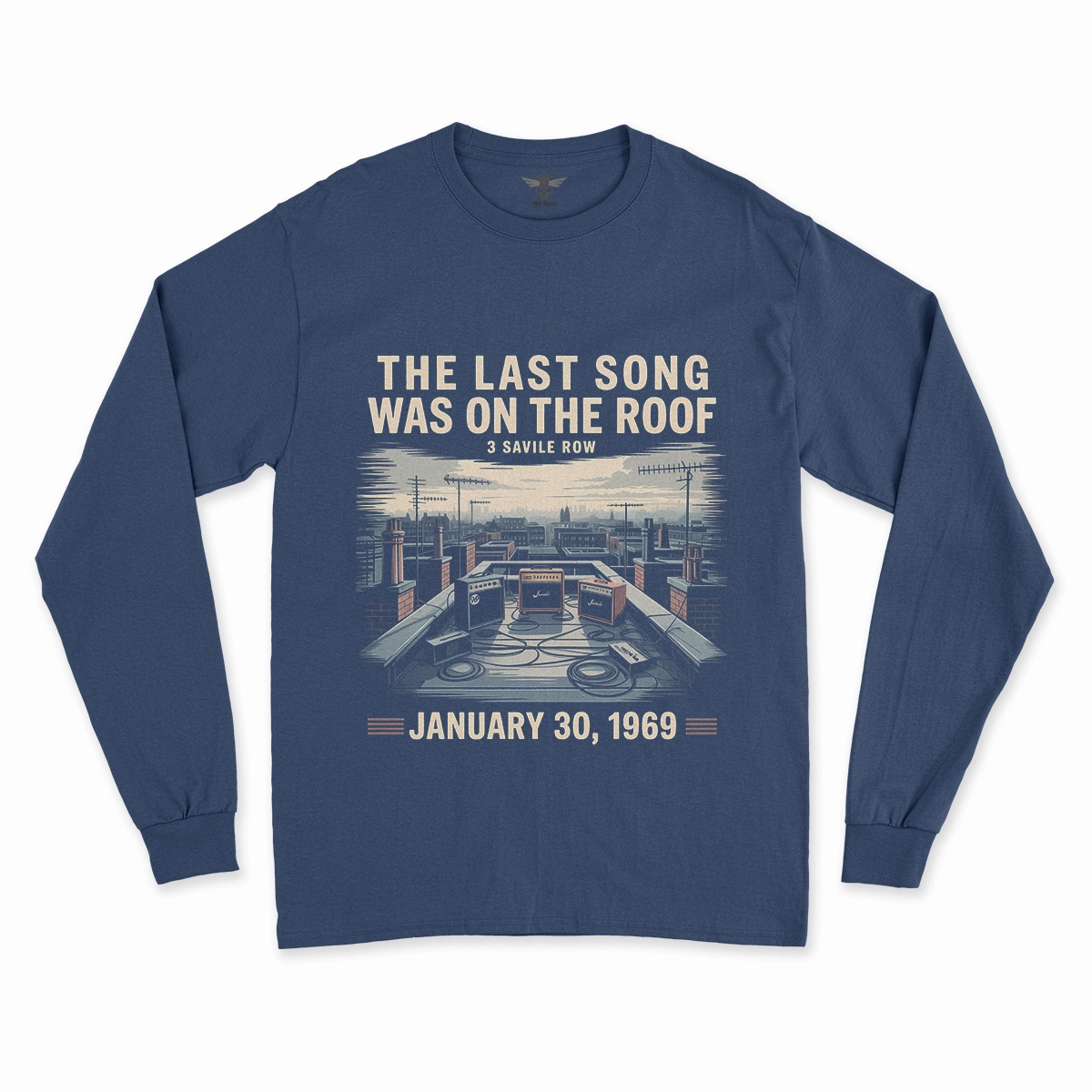 January 30, 1969 — The Sky Heard Everything — Rooftop Rock Tee — Design I