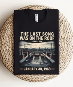 January 30, 1969 — The Sky Heard Everything — Rooftop Rock Tee — Design I