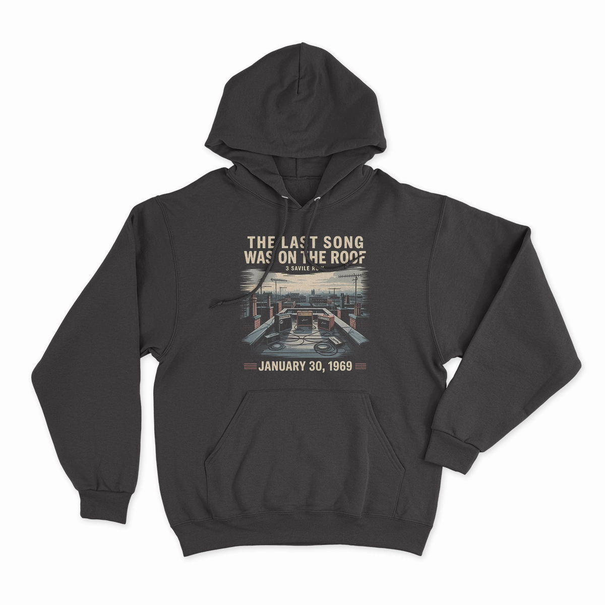 January 30, 1969 — The Sky Heard Everything — Rooftop Rock Tee — Design I
