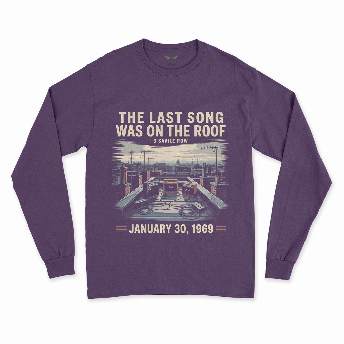 January 30, 1969 — The Sky Heard Everything — Rooftop Rock Tee — Design I