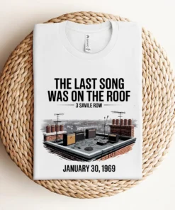 January 30, 1969 — The Sky Heard Everything — Rooftop Rock Tee — Design I