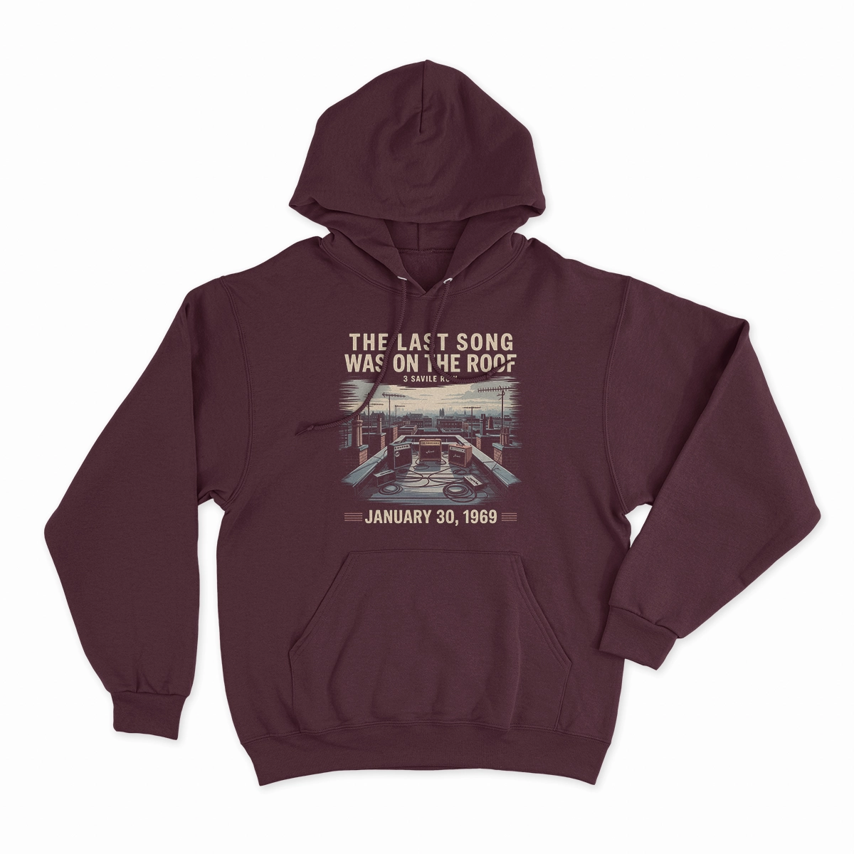 January 30, 1969 — The Sky Heard Everything — Rooftop Rock Tee — Design I
