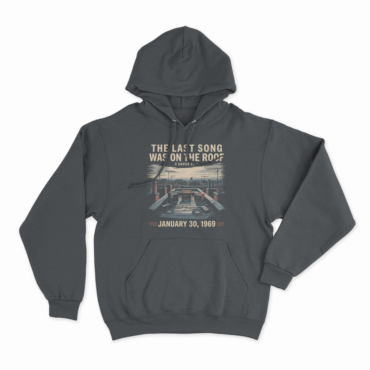 January 30, 1969 — The Sky Heard Everything — Rooftop Rock Tee — Design I