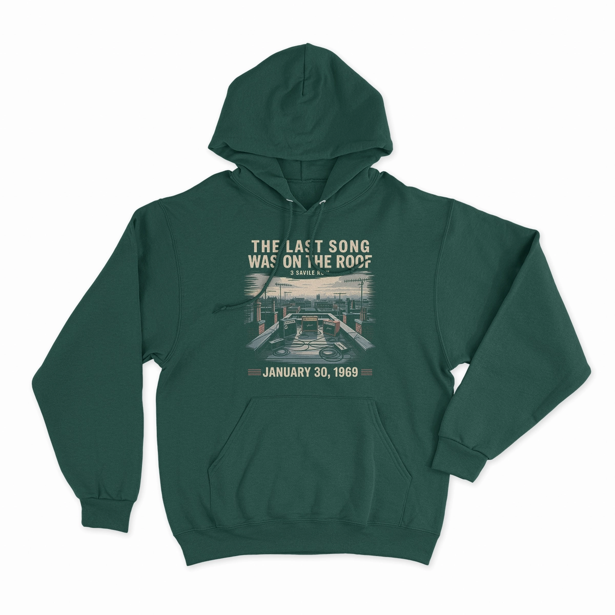 January 30, 1969 — The Sky Heard Everything — Rooftop Rock Tee — Design I