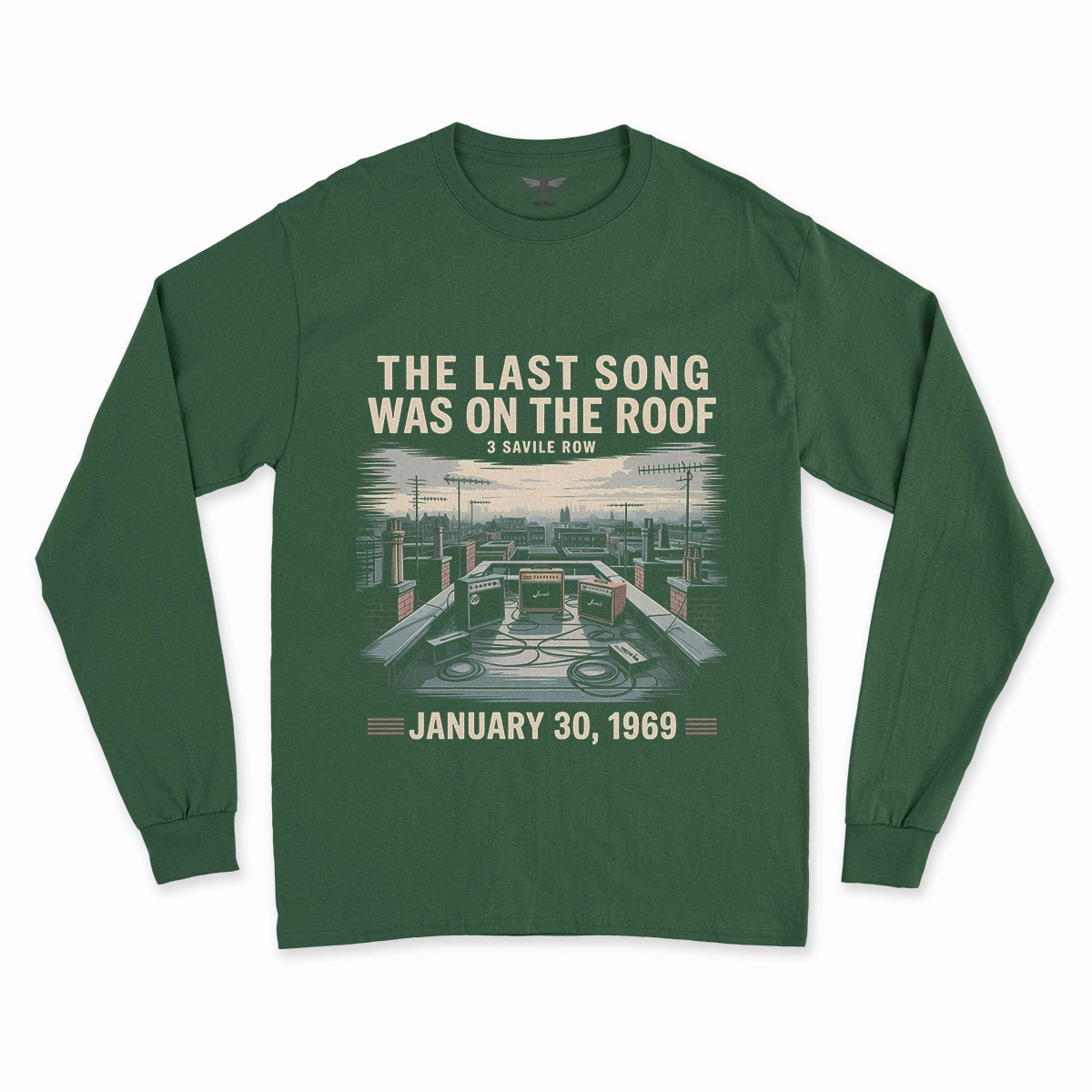 January 30, 1969 — The Sky Heard Everything — Rooftop Rock Tee — Design I