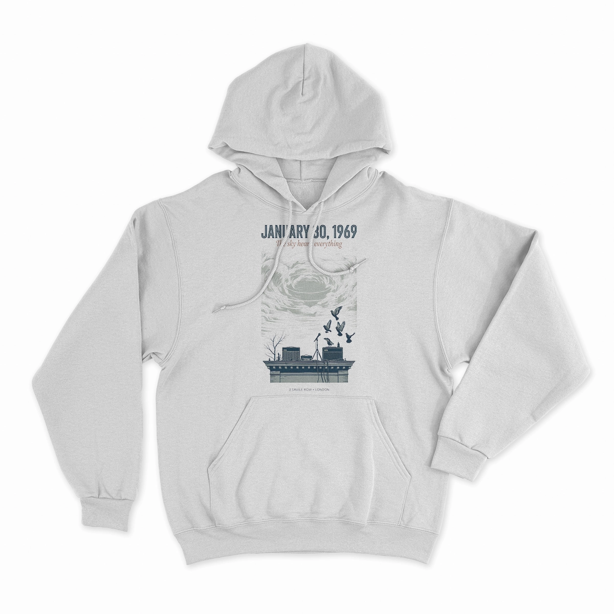 January 30, 1969 — The Sky Heard Everything — Rooftop Rock Tee — Design II
