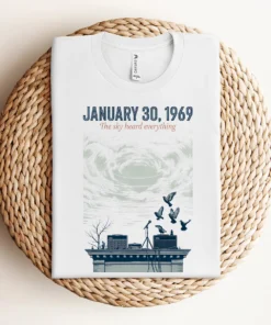 January 30, 1969 — The Sky Heard Everything — Rooftop Rock Tee — Design II