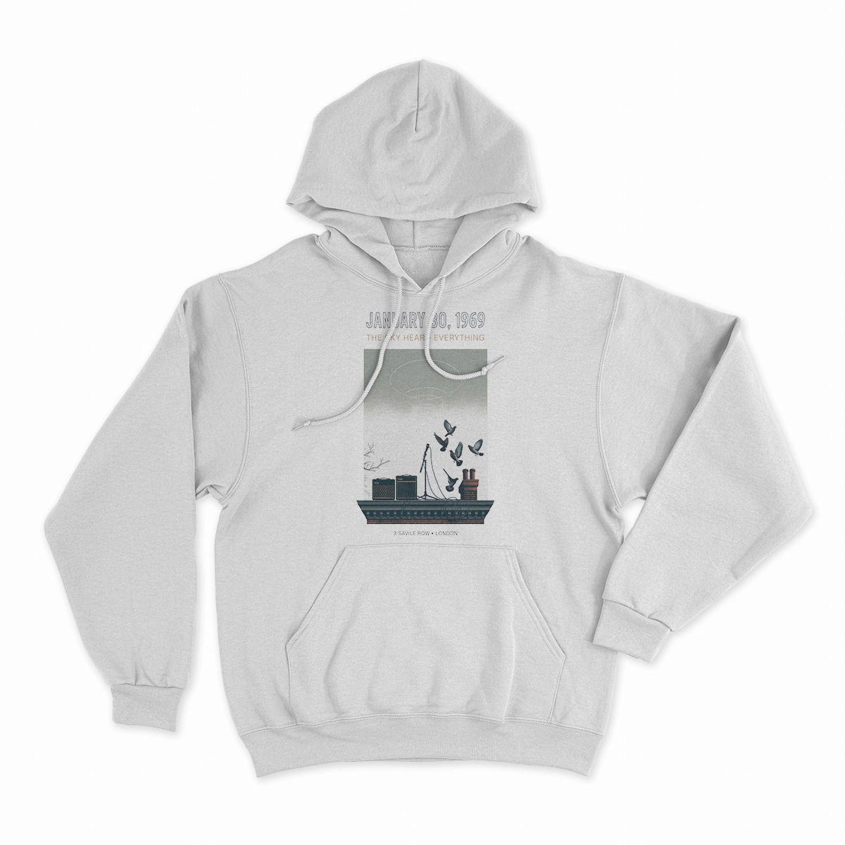 January 30, 1969 — The Sky Heard Everything — Rooftop Rock Tee — Design III