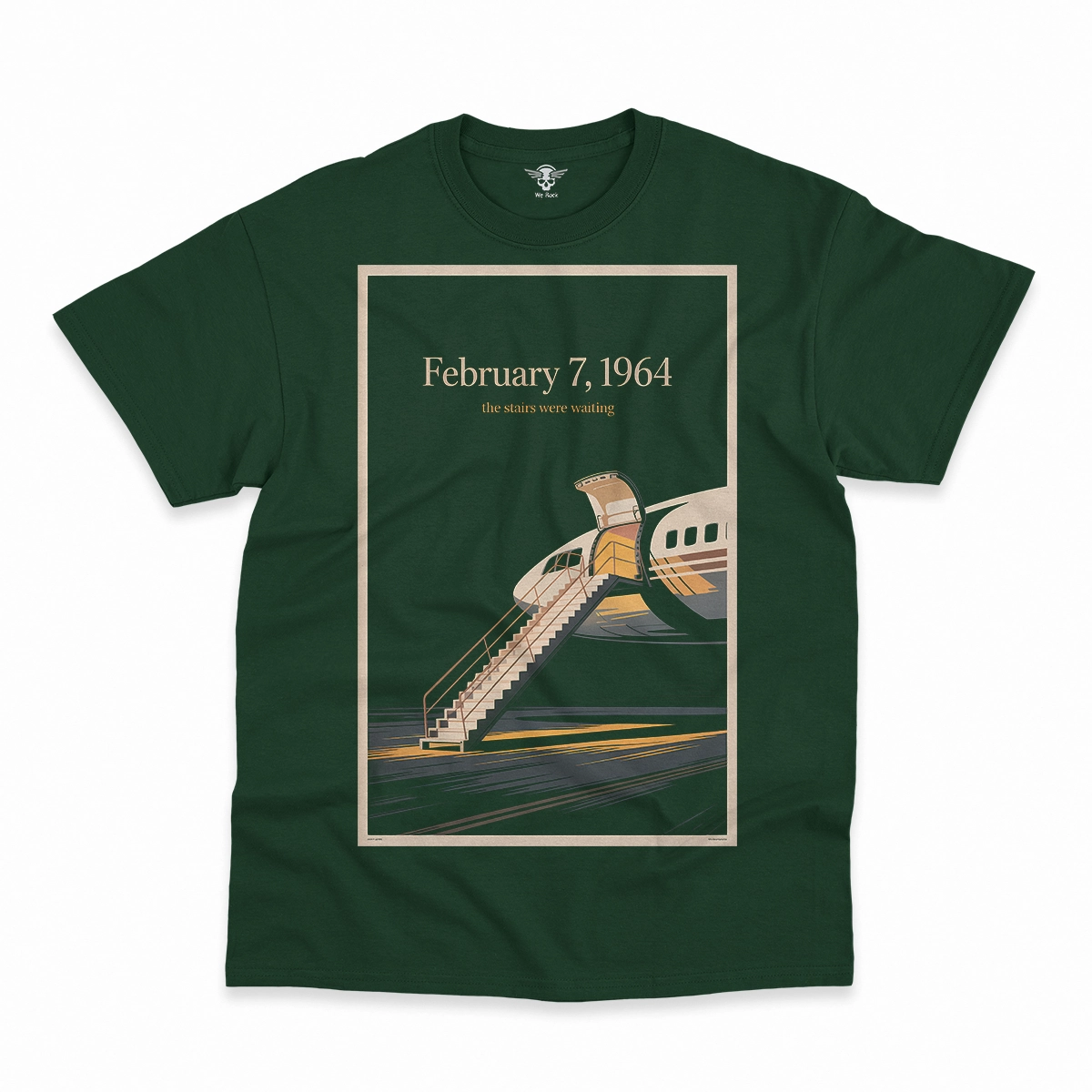 Just Landed — Pan Am 101 — New York February 1964 Rock Tee — Design II