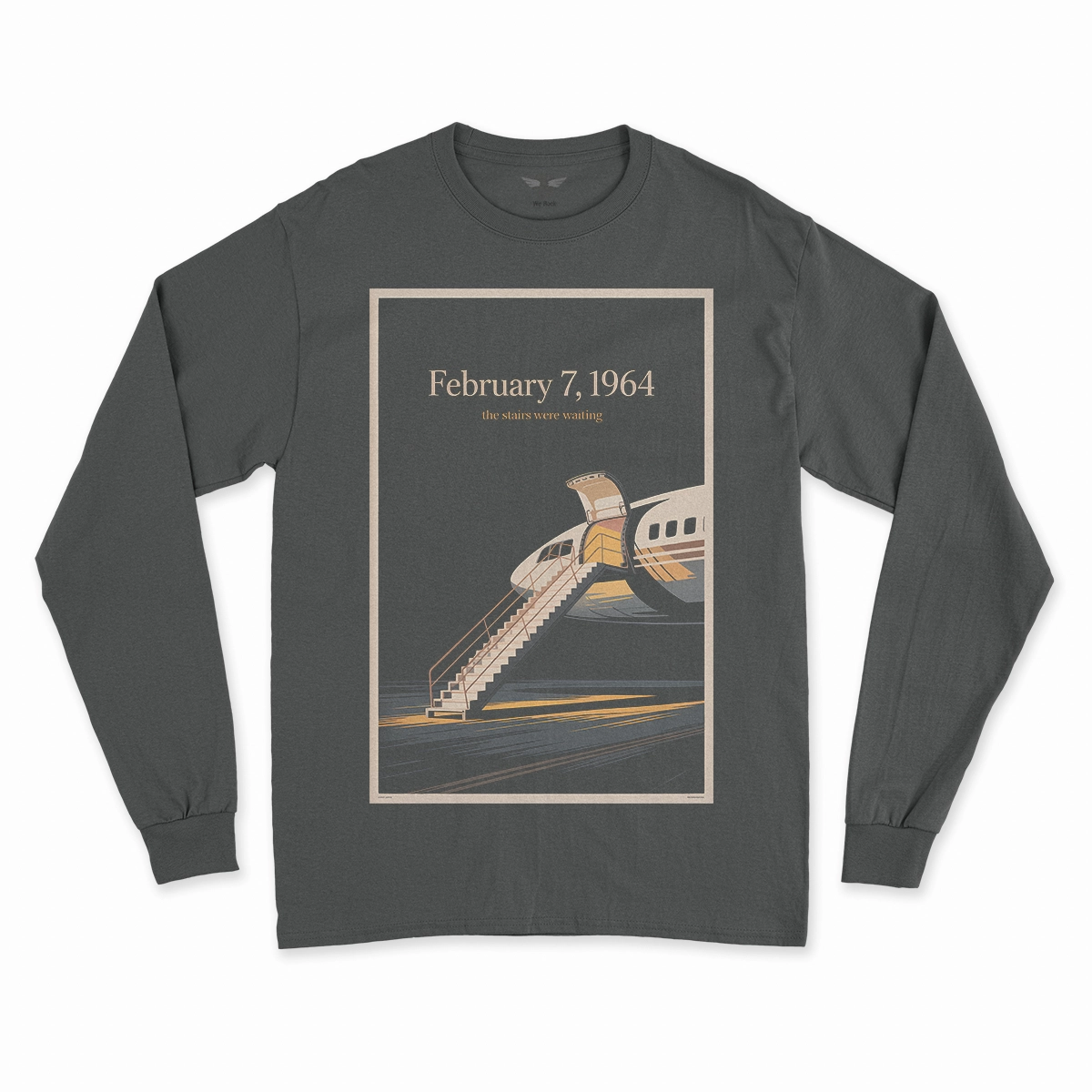 Just Landed — Pan Am 101 — New York February 1964 Rock Tee — Design II