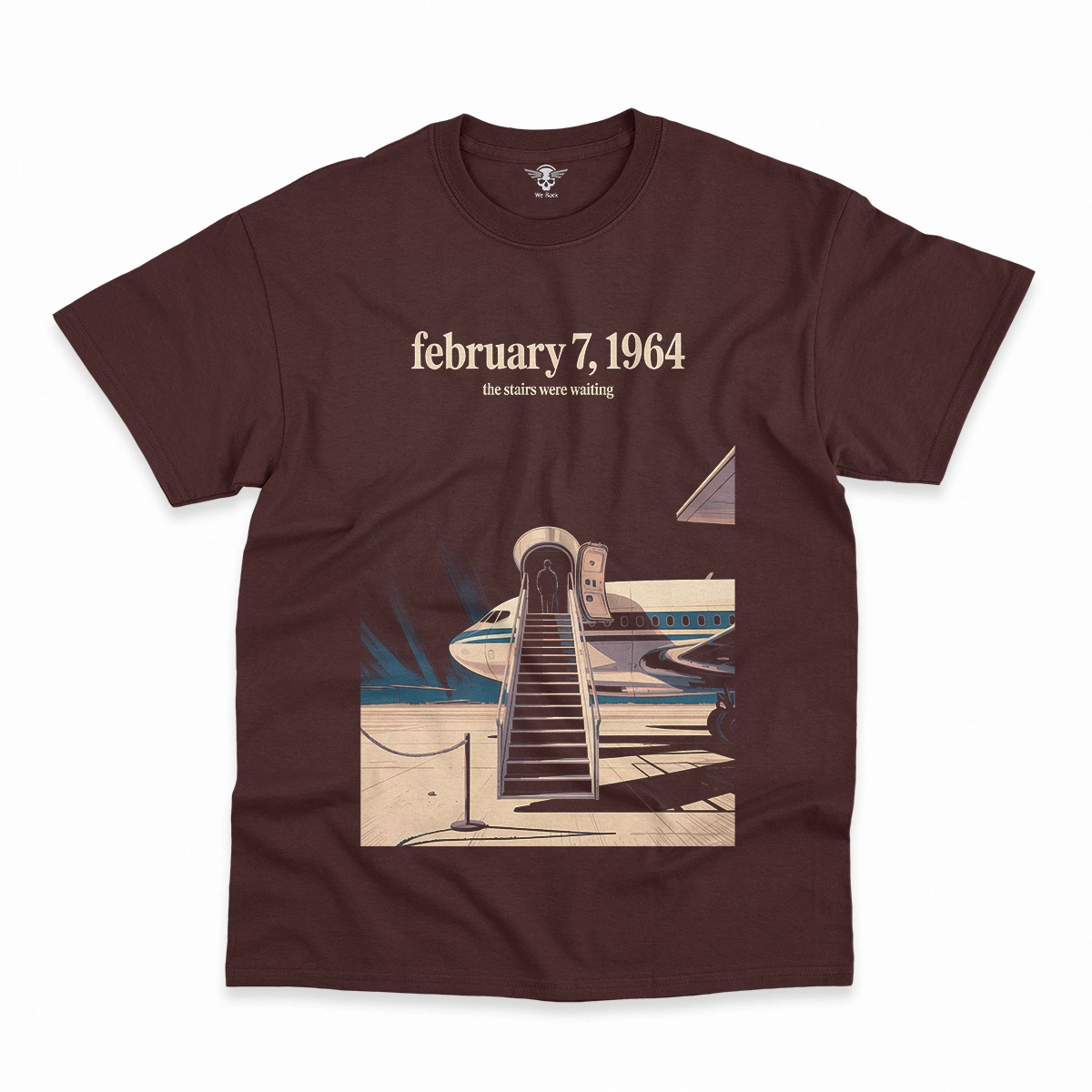 Just Landed — Pan Am 101 — New York February 1964 Rock Tee — Design III