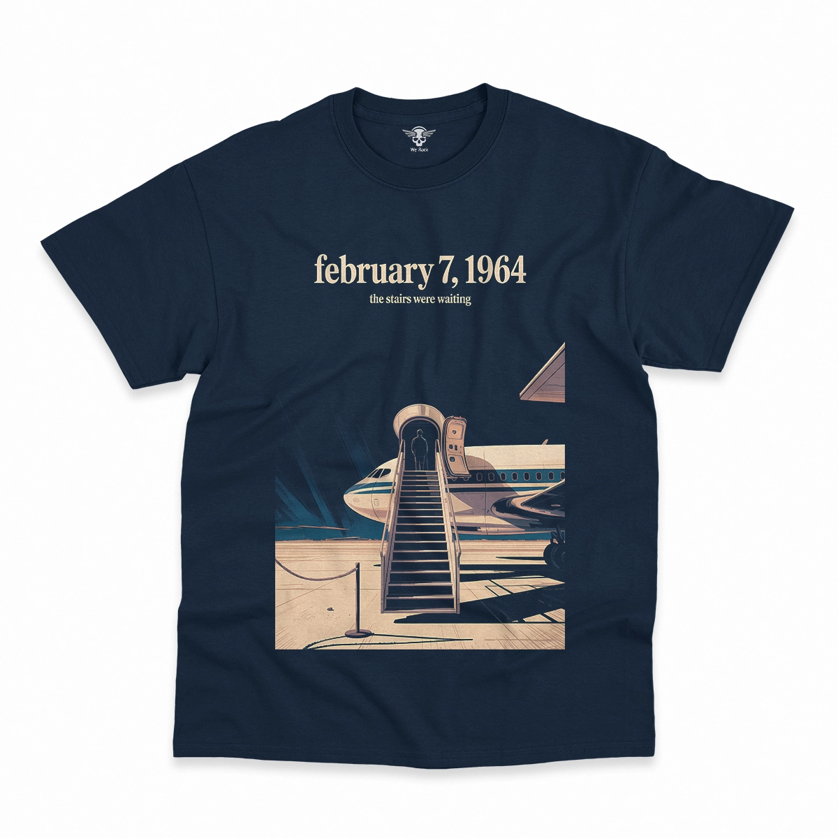 Just Landed — Pan Am 101 — New York February 1964 Rock Tee — Design III