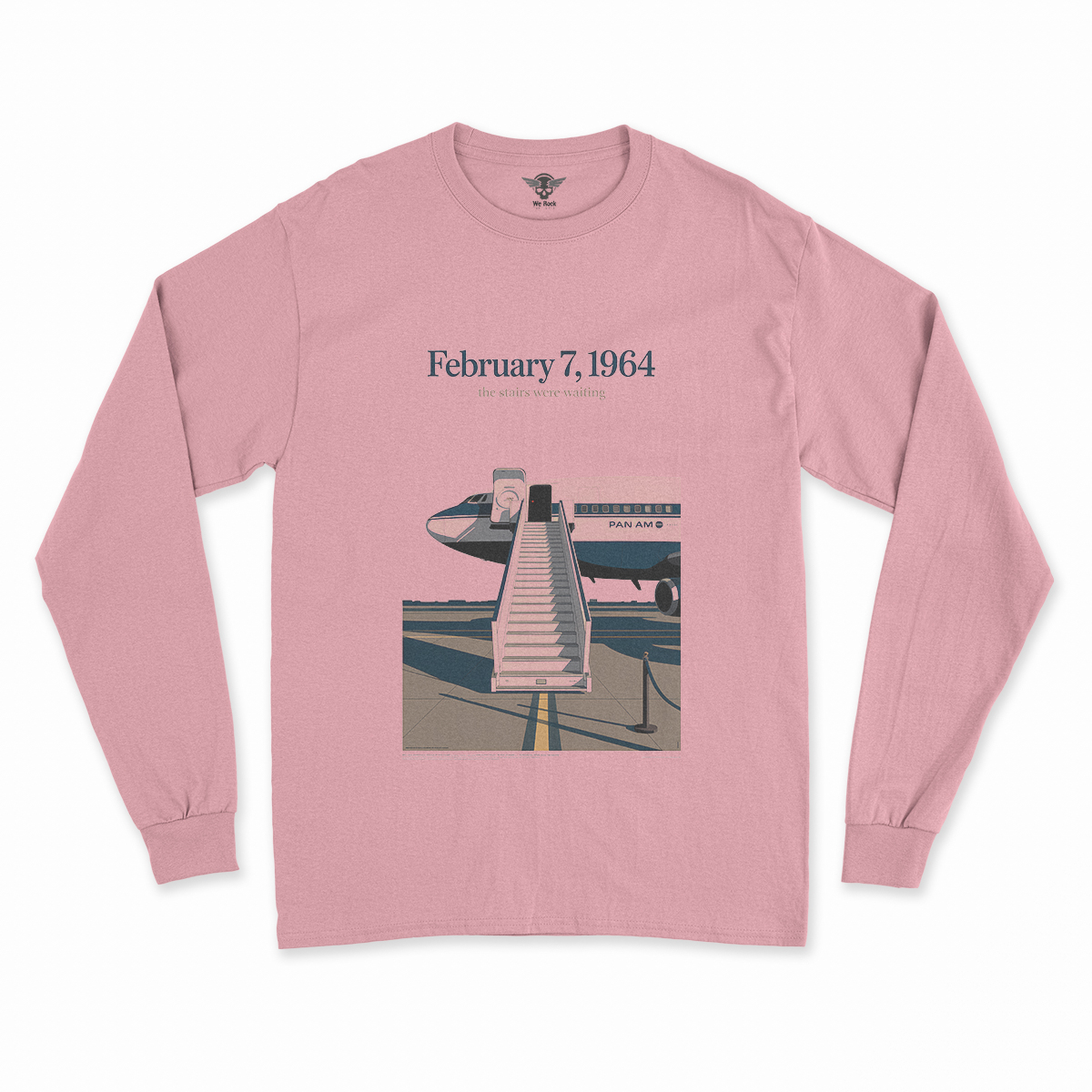 Just Landed — Pan Am 101 — New York February 1964 Rock Tee — Design IV
