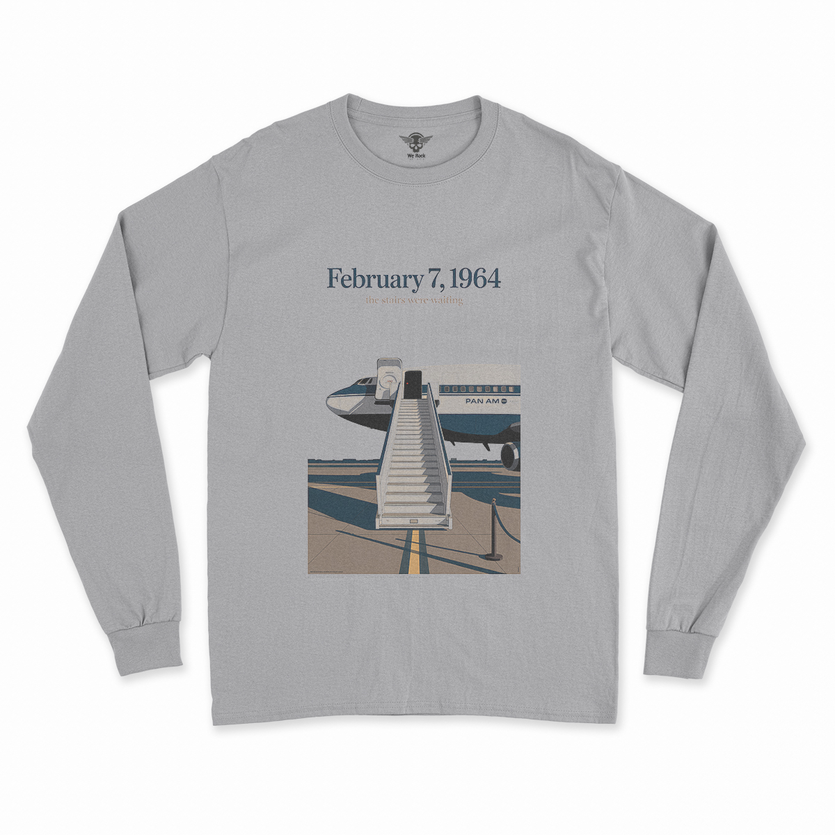 Just Landed — Pan Am 101 — New York February 1964 Rock Tee — Design IV