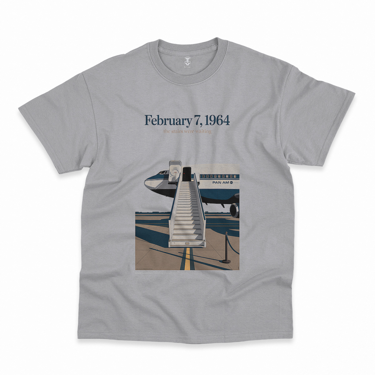 Just Landed — Pan Am 101 — New York February 1964 Rock Tee — Design IV