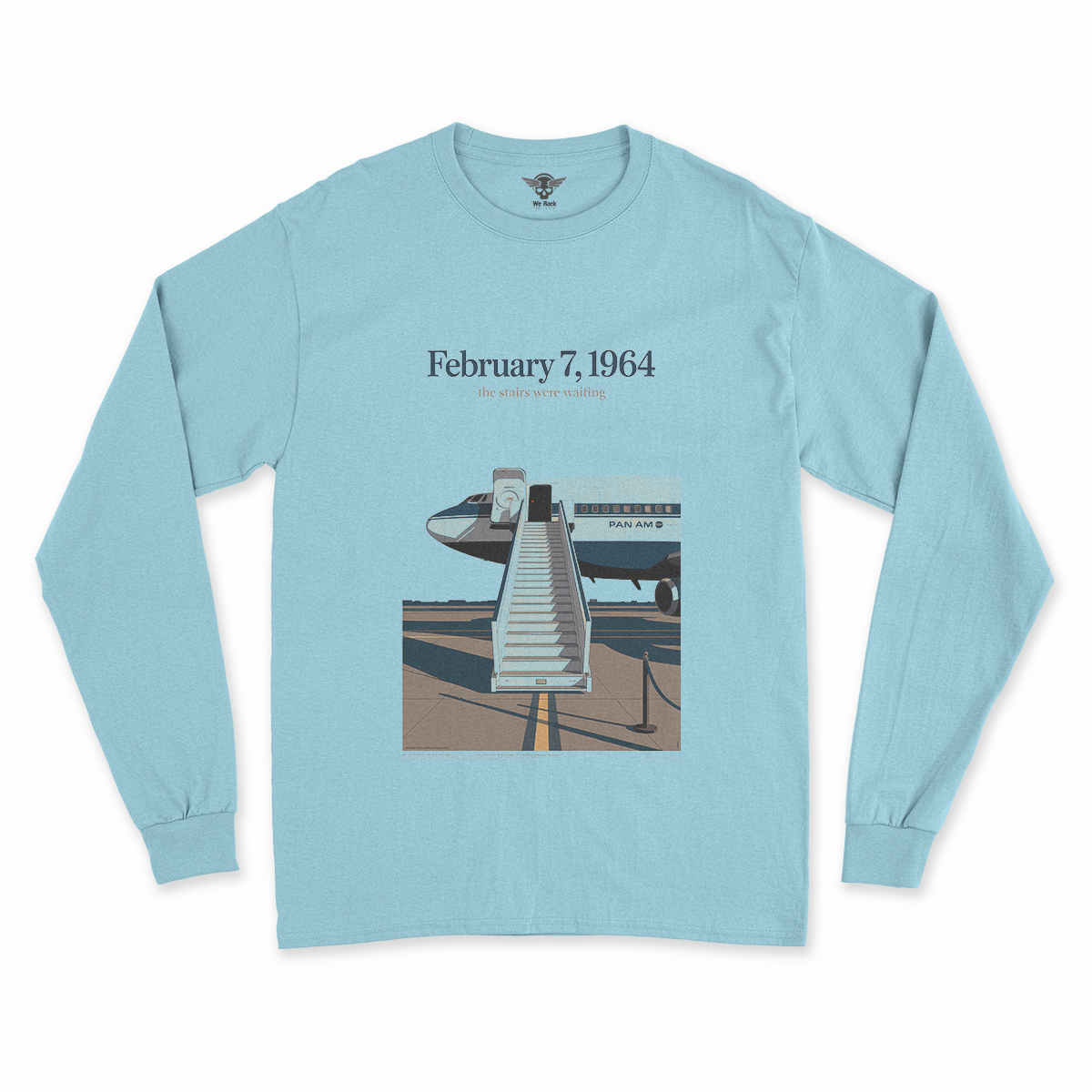Just Landed — Pan Am 101 — New York February 1964 Rock Tee — Design IV