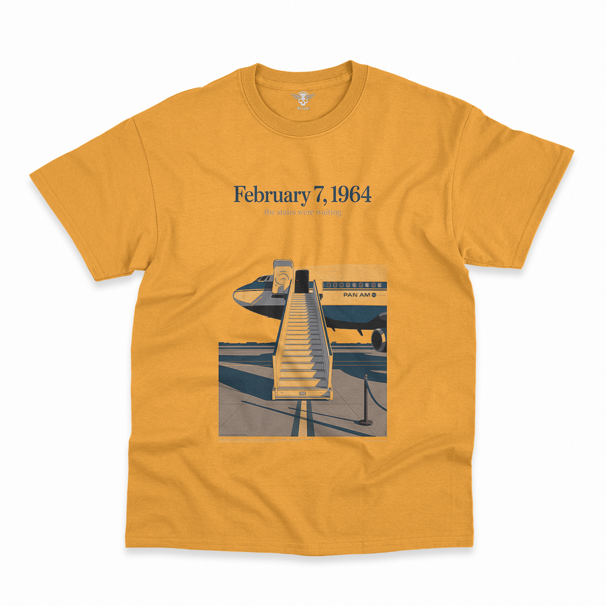 Just Landed — Pan Am 101 — New York February 1964 Rock Tee — Design IV
