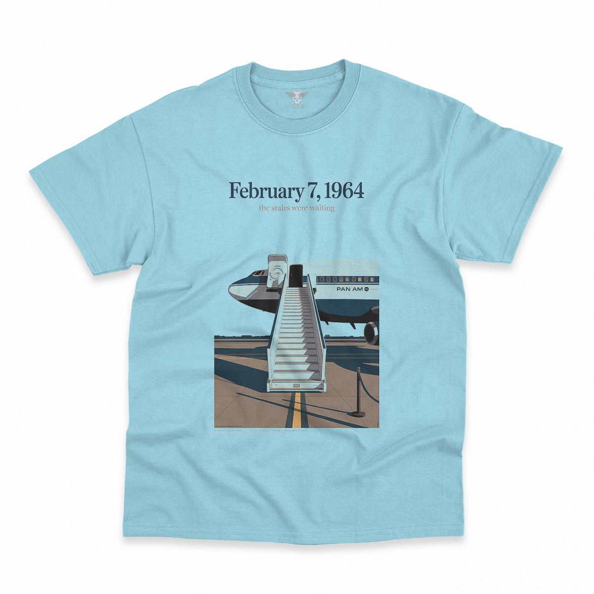 Just Landed — Pan Am 101 — New York February 1964 Rock Tee — Design IV