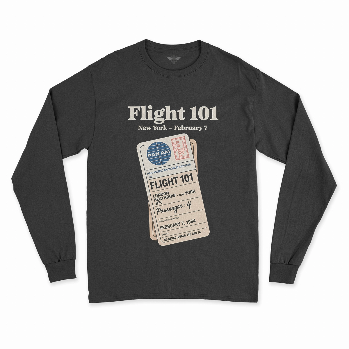 Just Landed — Pan Am 101 — New York February 1964 Rock Tee — Heritage Edition