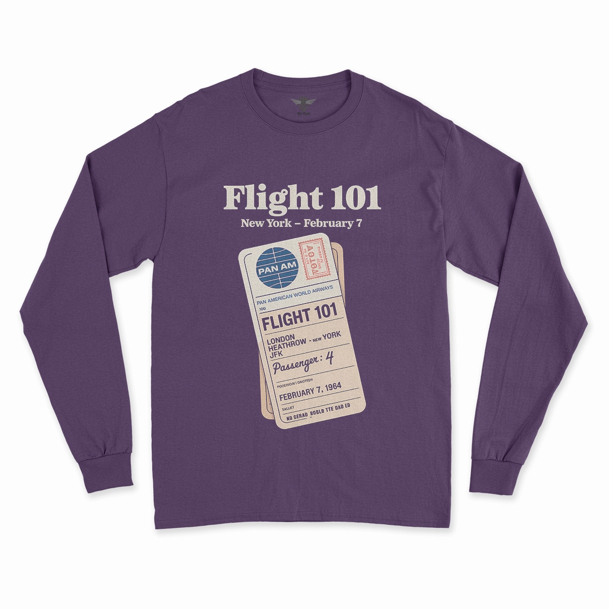 Just Landed — Pan Am 101 — New York February 1964 Rock Tee — Heritage Edition