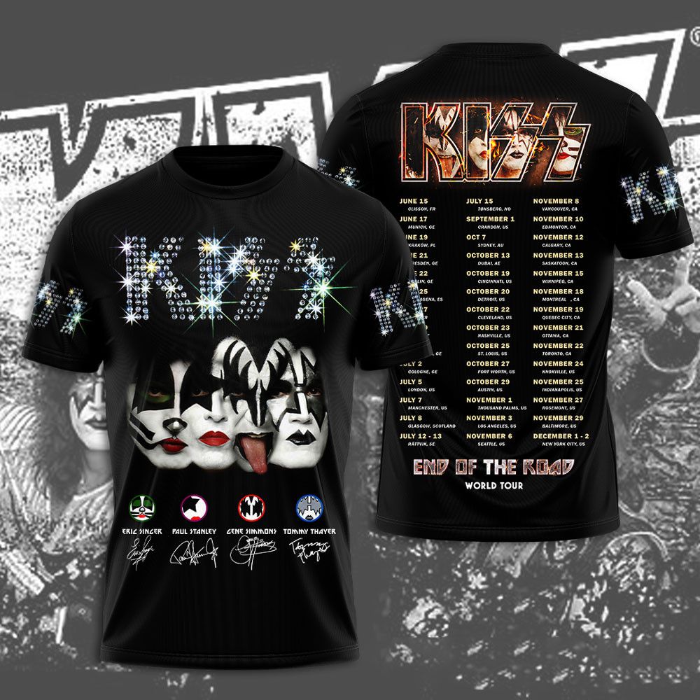 KISS All Over Print Shirt KSSAOPS2111 (107)
