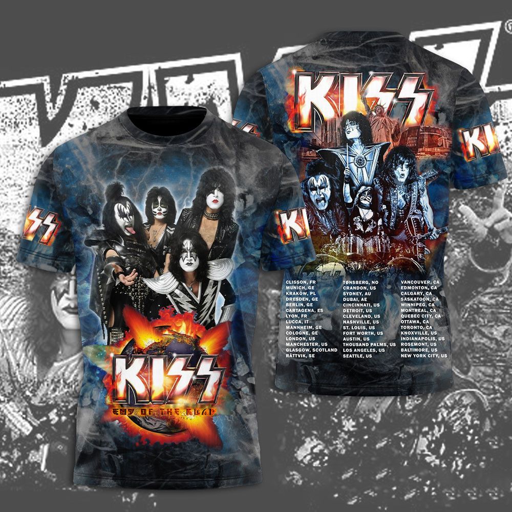 KISS All Over Print Shirt KSSAOPS2111 (108)