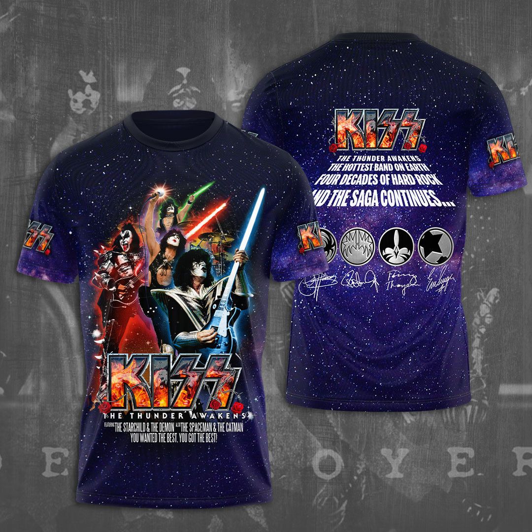 KISS All Over Print Shirt KSSAOPS2111 (116)