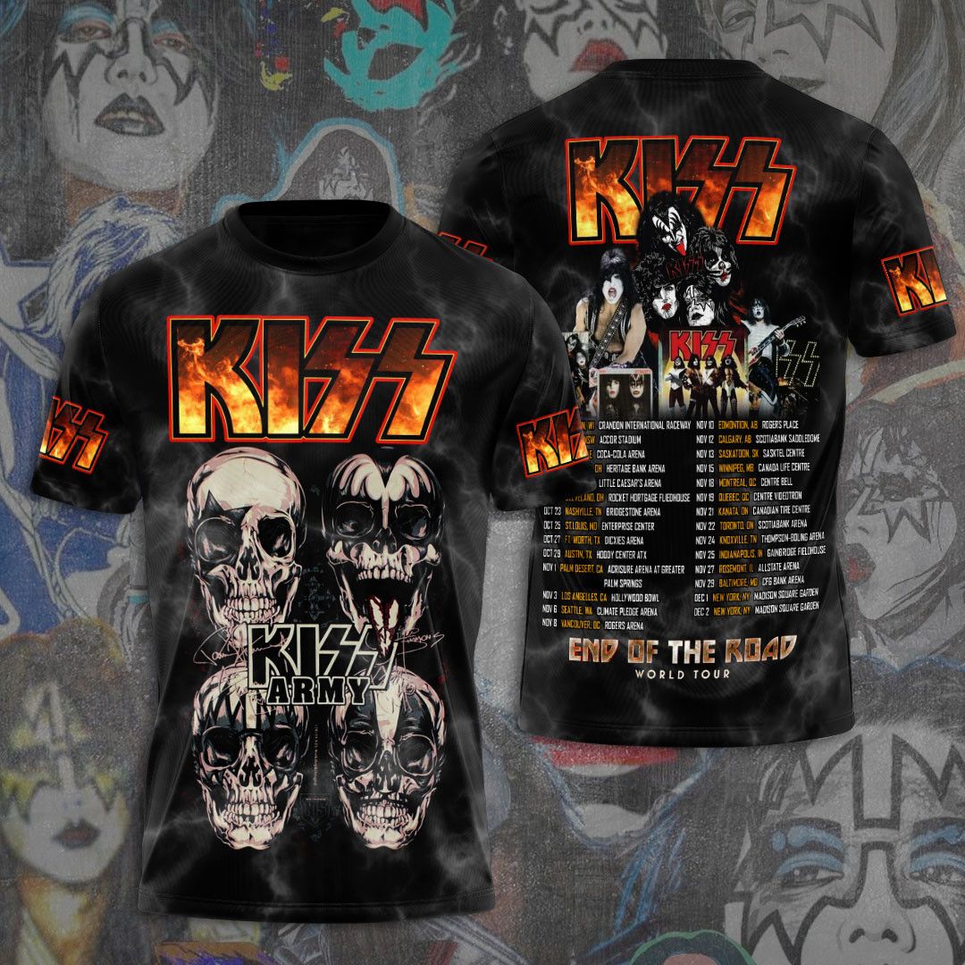 KISS All Over Print Shirt KSSAOPS2111 (119)