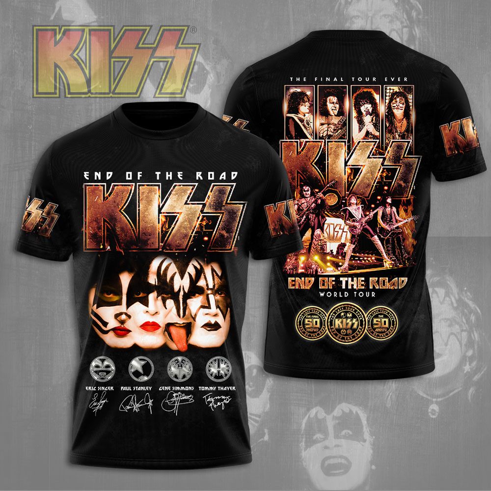KISS All Over Print Shirt KSSAOPS2111 (128)