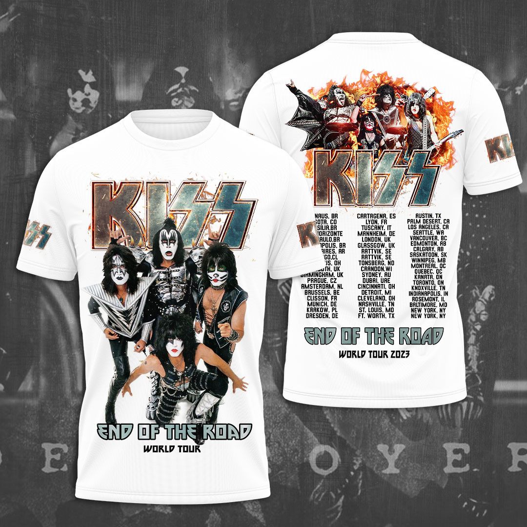 KISS All Over Print Shirt KSSAOPS2111 (130)