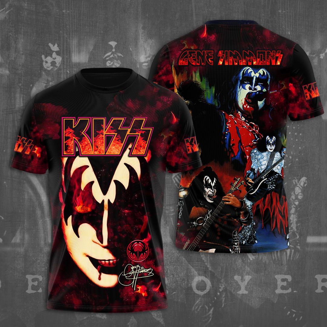 KISS All Over Print Shirt KSSAOPS2111 (140)