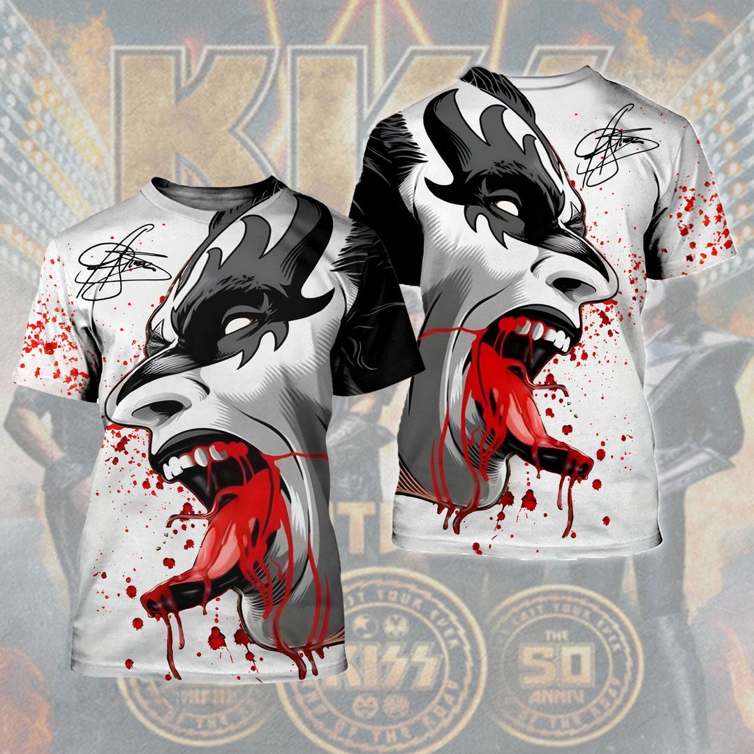 KISS All Over Print Shirt KSSAOPS2111 (147)
