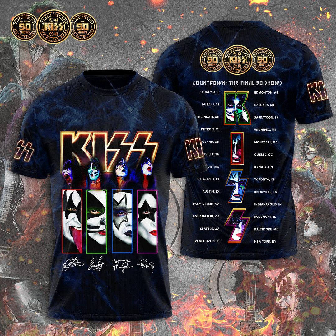KISS All Over Print Shirt KSSAOPS2111 (38)