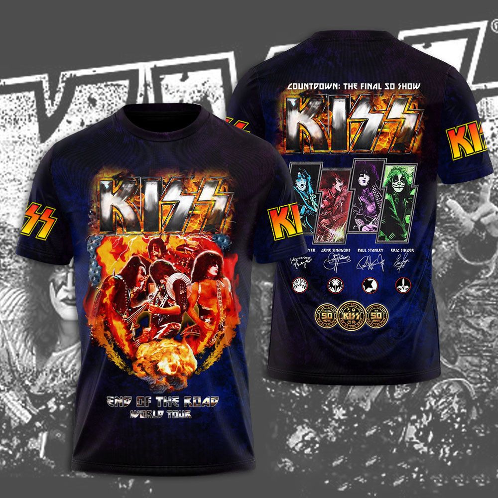 KISS All Over Print Shirt KSSAOPS2111 (54)