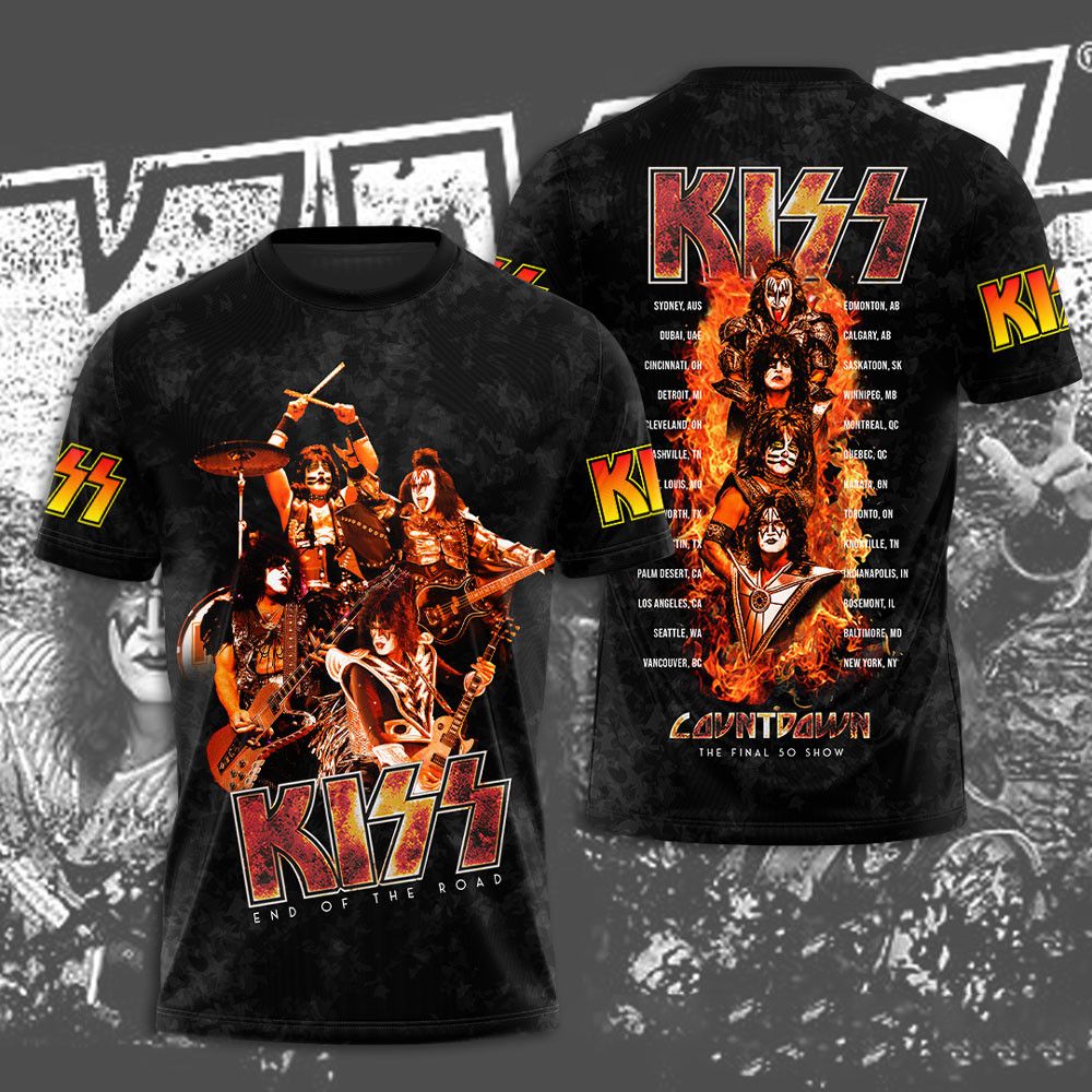 KISS All Over Print Shirt KSSAOPS2111 (69)