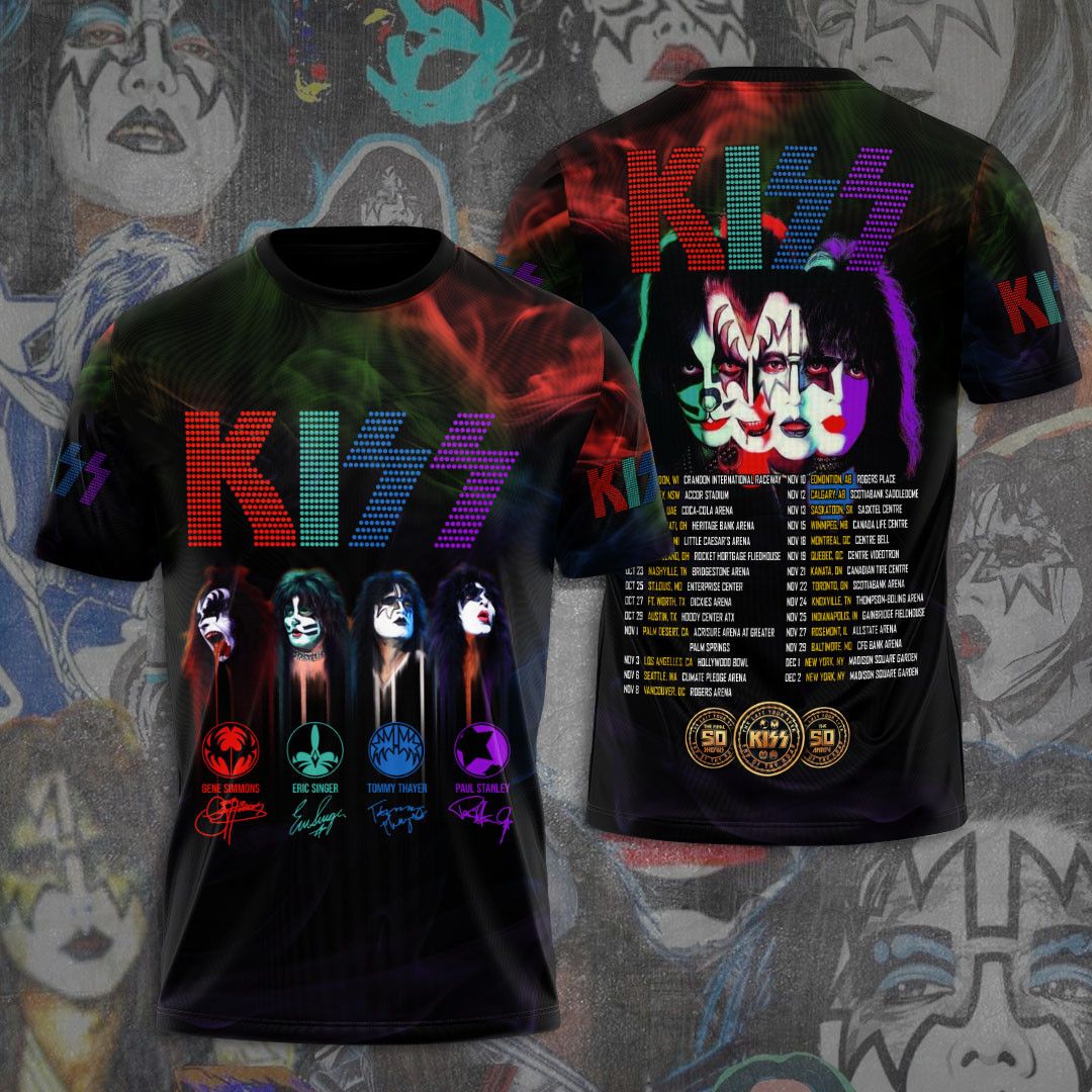 KISS All Over Print Shirt KSSAOPS2111 (91)