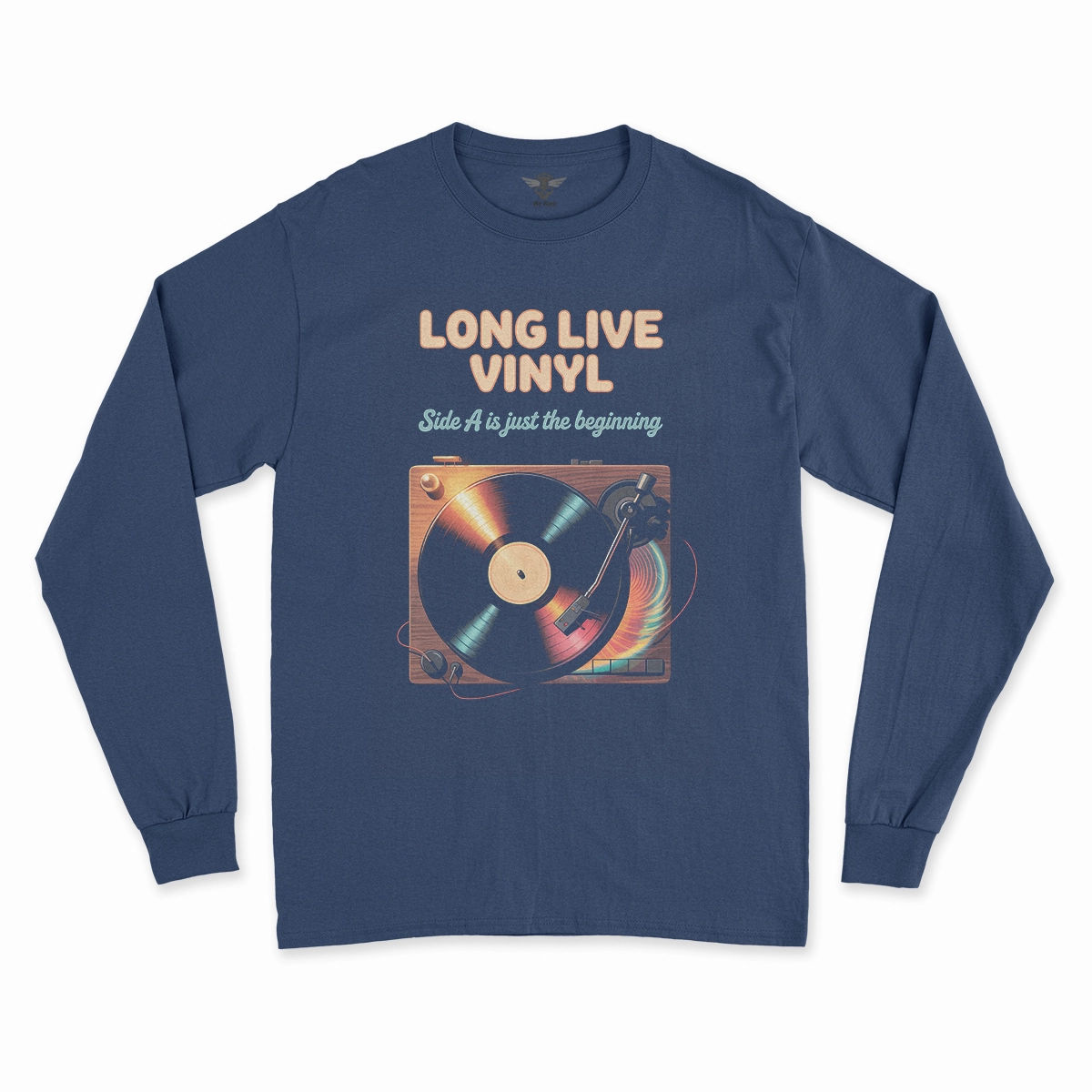 Long Live Vinyl — Side A Is Just the Beginning Rock Tee — Design I