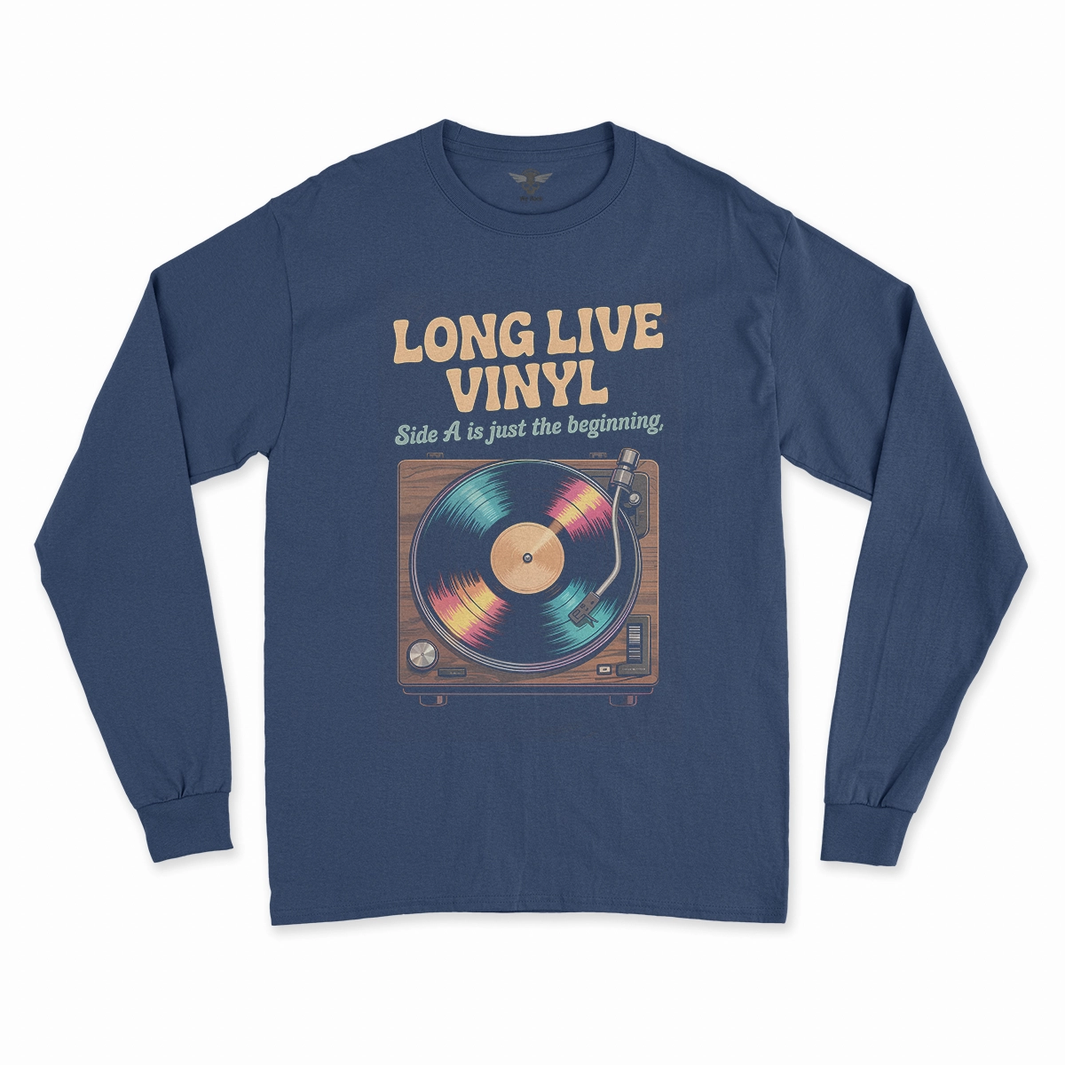 Long Live Vinyl — Side A Is Just the Beginning Rock Tee — Design II
