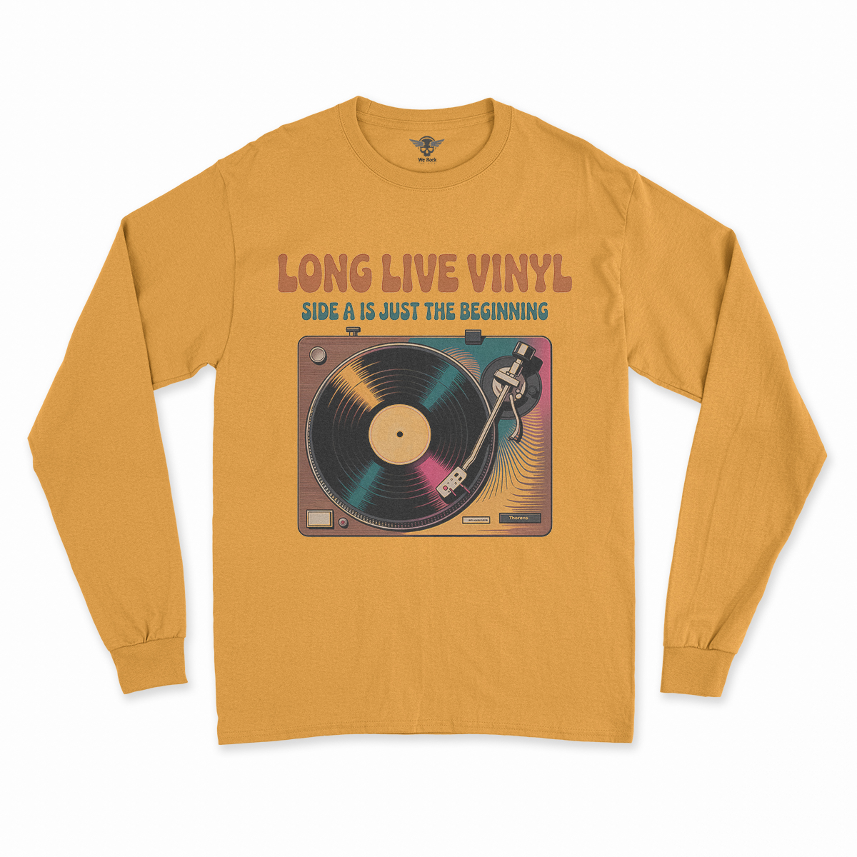 Long Live Vinyl — Side A Is Just the Beginning Rock Tee