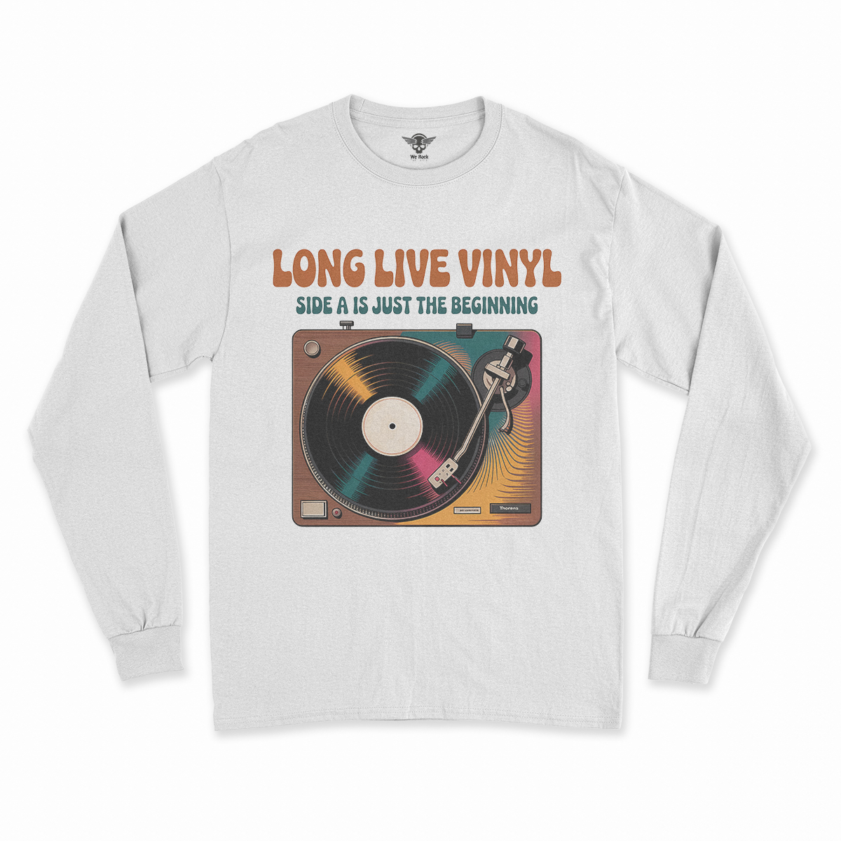 Long Live Vinyl — Side A Is Just the Beginning Rock Tee