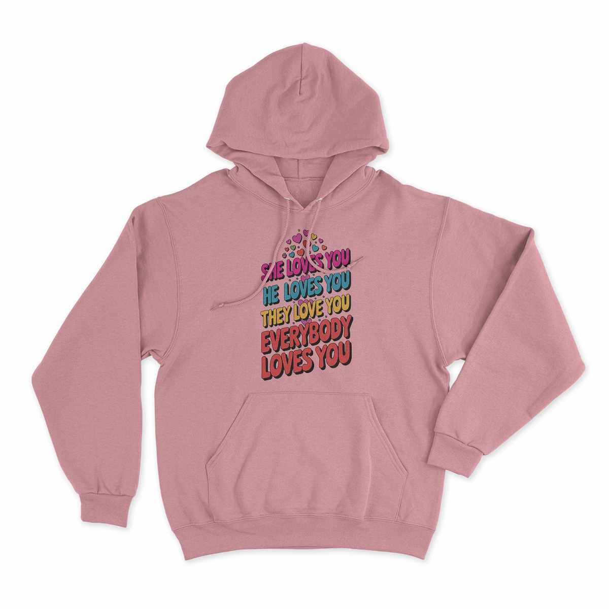 Love Love Love — 1960s Pop Art Rock Heritage Tee — Design III