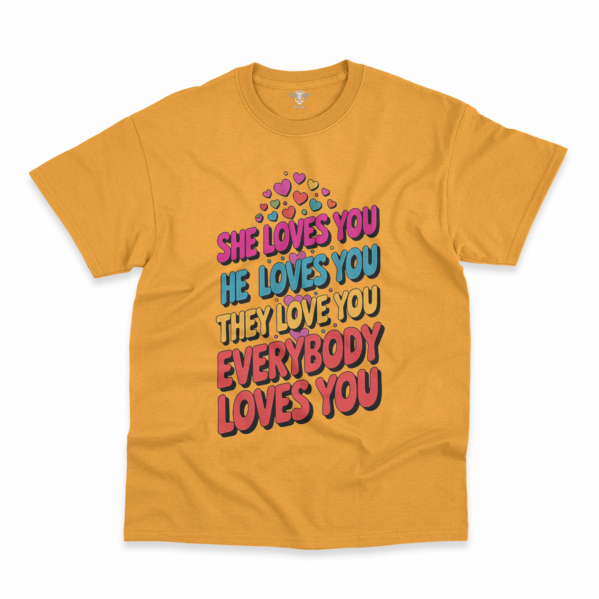 Love Love Love — 1960s Pop Art Rock Heritage Tee — Design III