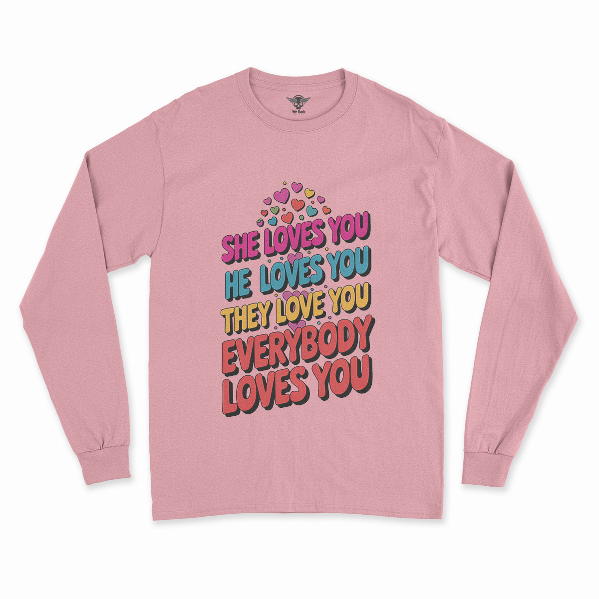Love Love Love — 1960s Pop Art Rock Heritage Tee — Design III
