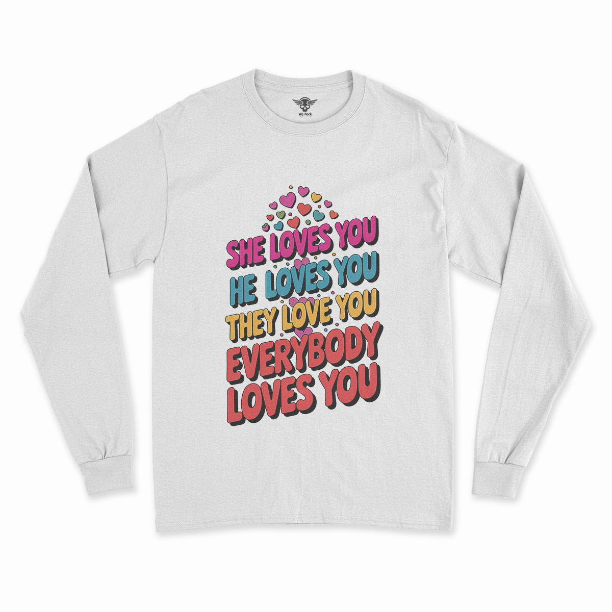 Love Love Love — 1960s Pop Art Rock Heritage Tee — Design III