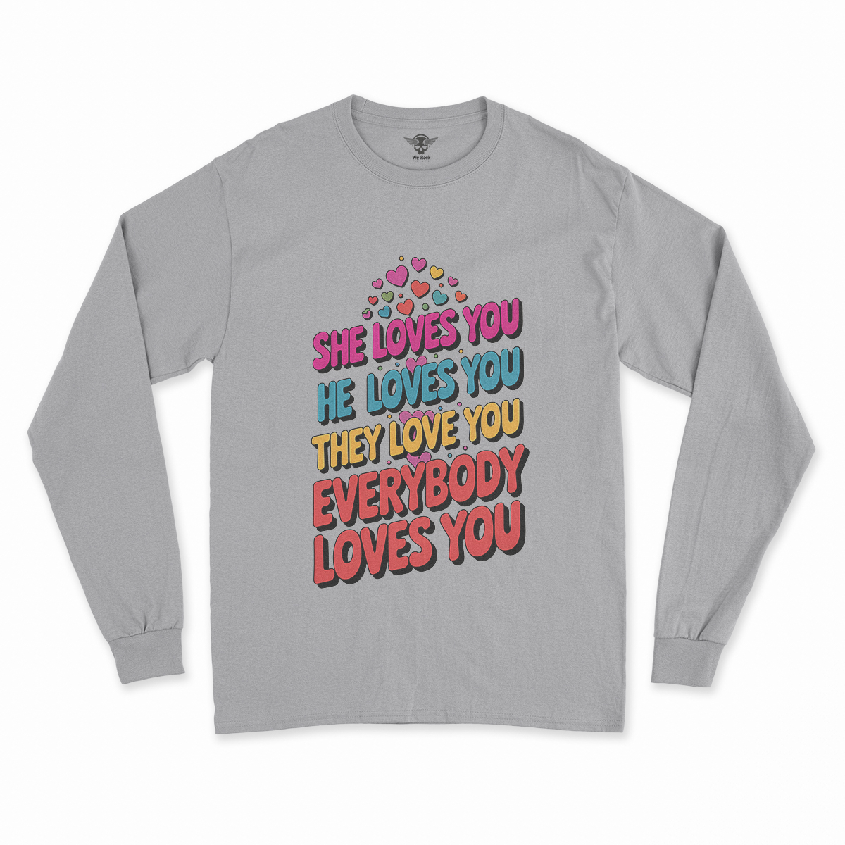 Love Love Love — 1960s Pop Art Rock Heritage Tee — Design III