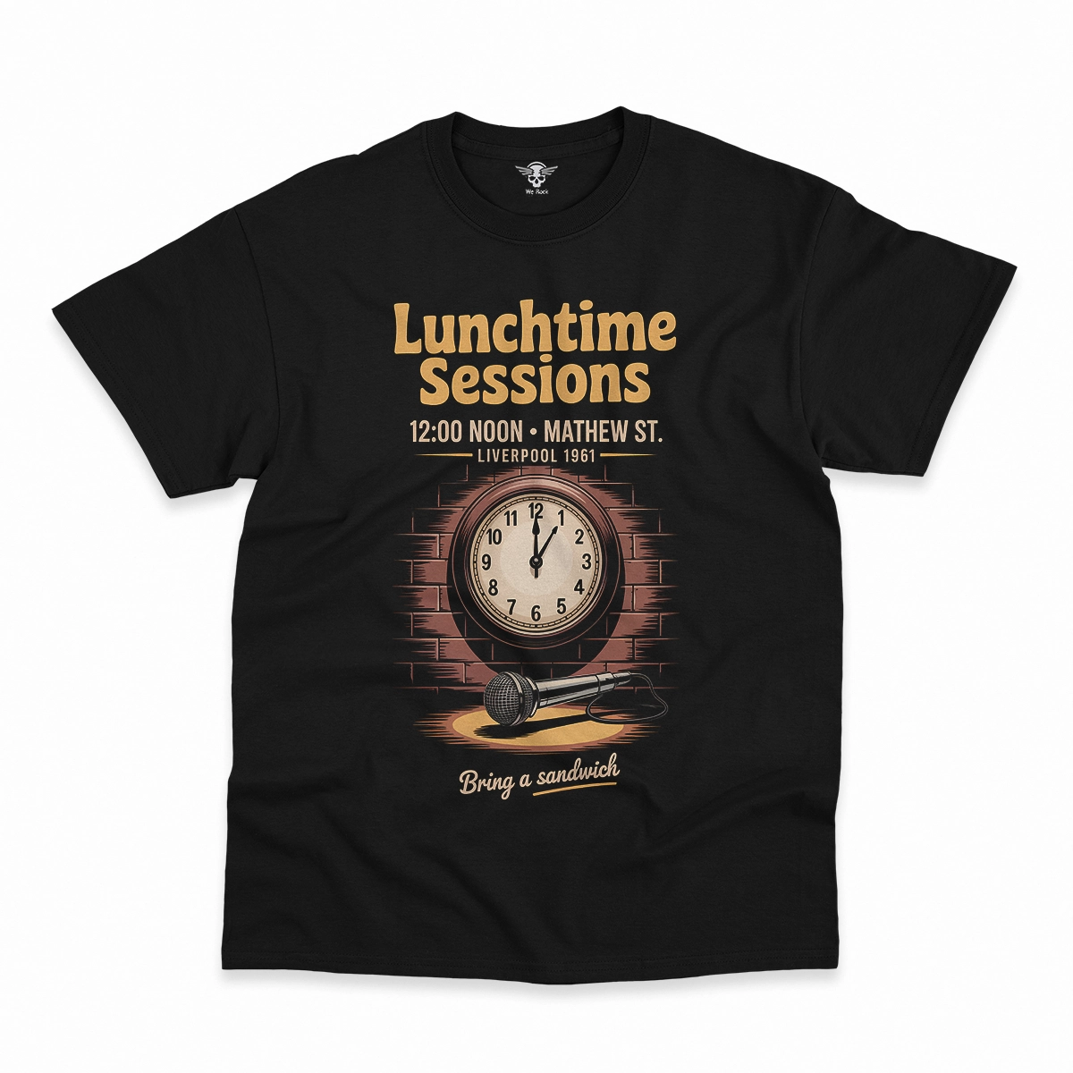Lunchtime Sessions — 12:00 Noon Mathew Street Liverpool Tee