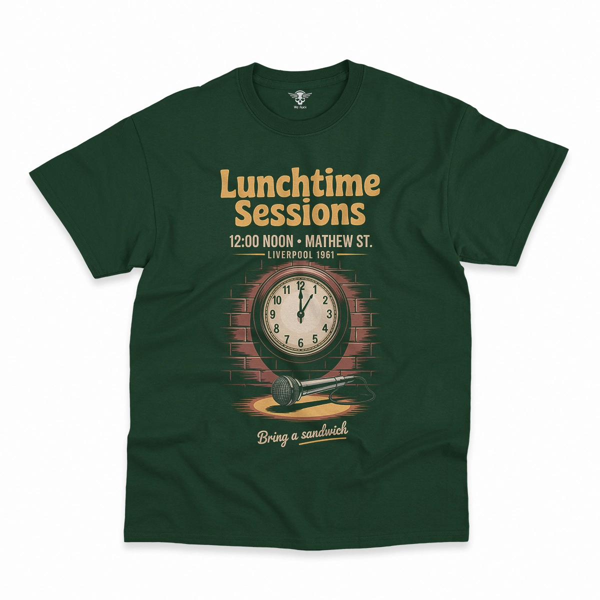 Lunchtime Sessions — 12:00 Noon Mathew Street Liverpool Tee