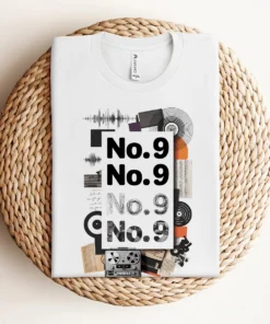 No. 9 — Experimental Avant-Garde Rock Tee — Design I