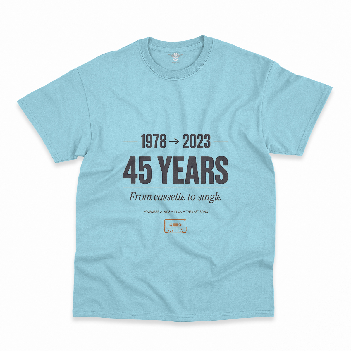 Now and Then — The Last Song 1978 to 2023 Rock Heritage Tee — Scholar Edition