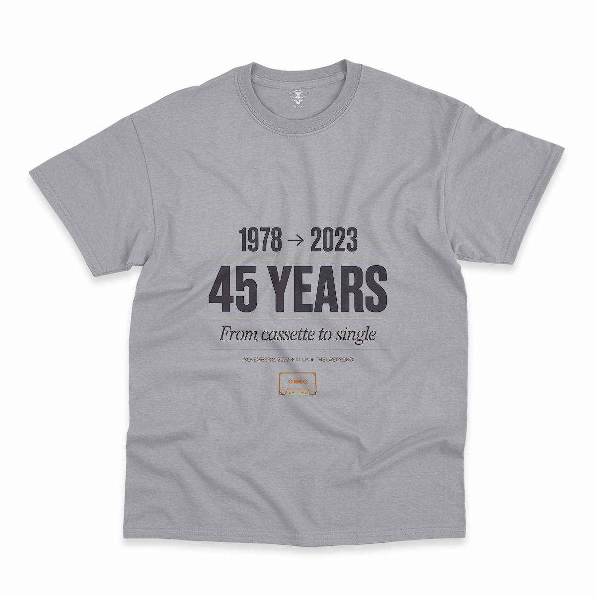 Now and Then — The Last Song 1978 to 2023 Rock Heritage Tee — Scholar Edition